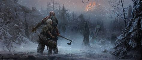 God of War Concept Art Reveals Harsh Weather - Push Square