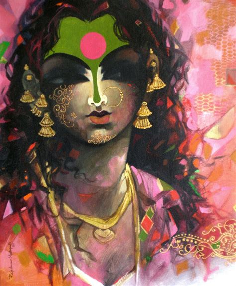 50 Most Beautiful Indian Paintings from top Indian Artists | Indian paintings, Indian art ...