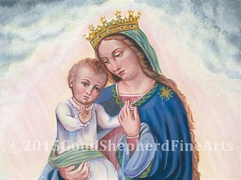 Queenship of Mary Queen of Angels and Saints - Etsy