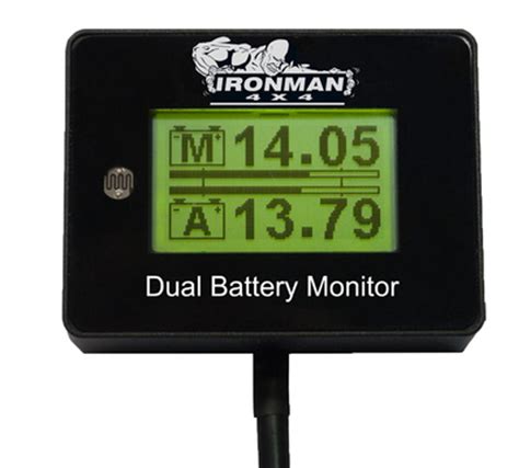 12V Dual Battery Monitor Display