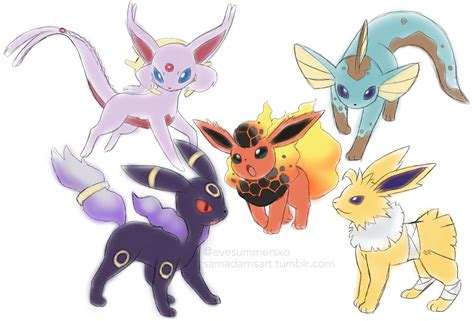 Dual-Type Eeveelution Variants (read comments) : r/pokemon