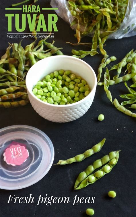 How to make green pigeon peas, Recipe of Fresh Pigeon beans, Spicy Tuvar Lilva in green masala g ...