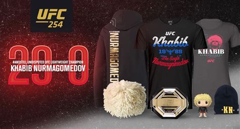 Khabib Nurmagomedov UFC 254 Champ Gear | FighterXFashion.com