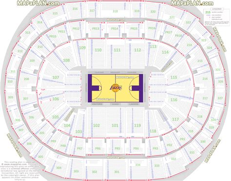 Crypto.com Staples Center Arena seating chart - Lakers detailed seat ...