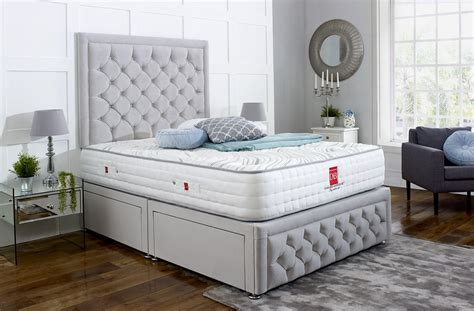 Andalusia Divan Bed Set with Tall Button Headboard and Footboard – Divan Bed Warehouse