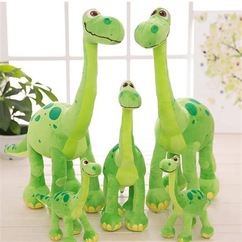 30cm 50cm Green Long Neck Dinosaur Plush Toys Stuffed Animals Plush Soft Toys For Kids Gift-in ...