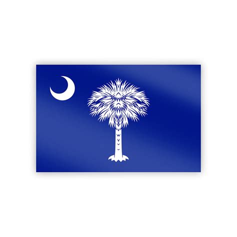 South Carolina State Flag Sticker