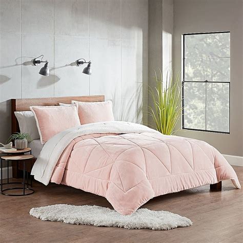 UGG Avery 2-Piece Reversible Twin/twin XL Comforter Set In Blush Sunset ...