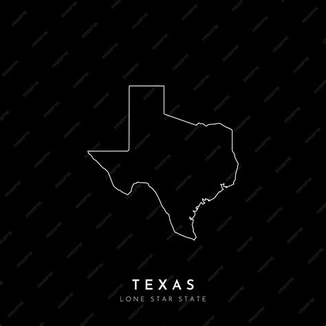 Premium Vector | Texas outline map logo vector design template