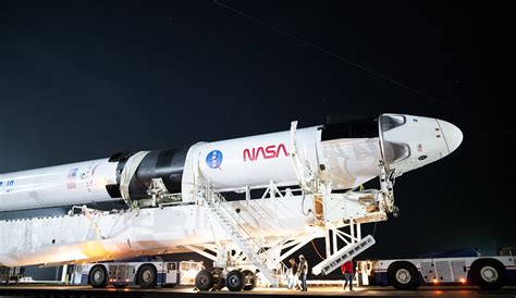 SpaceX Crew Dragon rolls out to pad for Crew-1 astronaut launch for ...