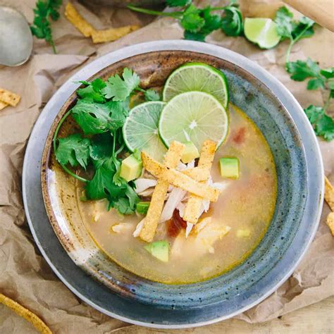 Sopa de Lima - Traditional Mexican Lime Soup with Chicken