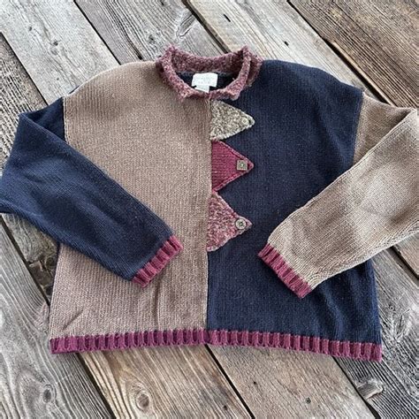 Vintage Vintage Christopher & Banks Funky Knit Sweater | Grailed