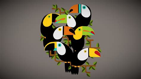 將鳥鳥向量圖變成3D_Vector bird graphics become 3D - Download Free 3D model by Ming_0503 (@doremi1268 ...