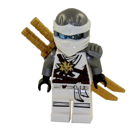 LEGO Minifigure - Ninjago - ZANE the White Ninja with Dual Gold Swords (Mint): Sell2BBNovelties ...