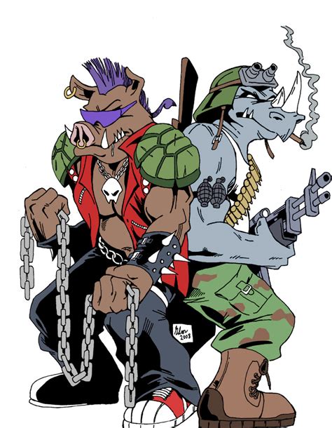 Bebop and Rocksteady by PowermasterJazz on DeviantArt