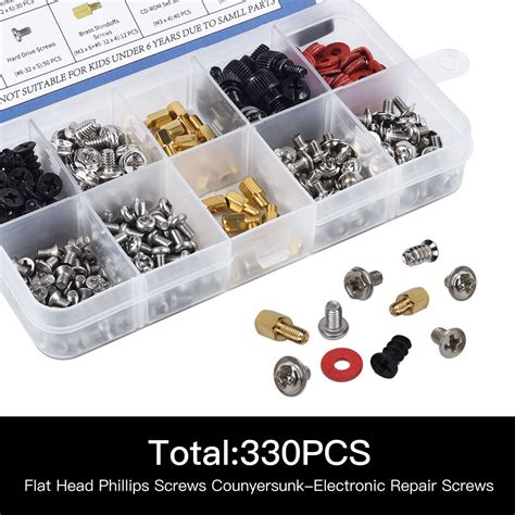 Buy 330PCS Computer Motherboard Standoffs Screws Kit, Computer Screws ...