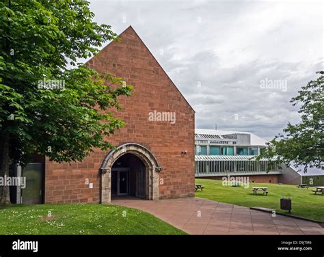 The Burrell Collection building in Pollok Country Park Glasgow Scotland ...