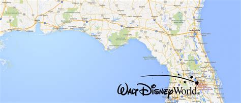 Florida Map Showing Disney World - United States Map