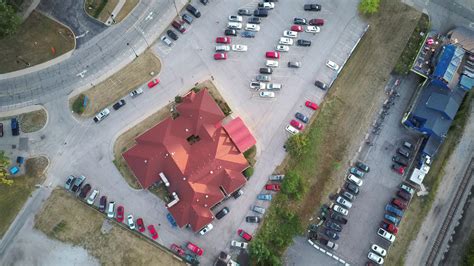 Aerial View of Parking Lot · Free Stock Photo