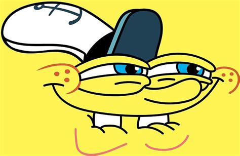 "Spongebob Smirk Face" Art Prints by kirkdstevens | Redbubble