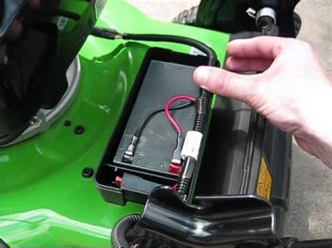 How you can Place an Electric Starter Battery on a Push Lawn Mower - Best Manual Lawn Aerator