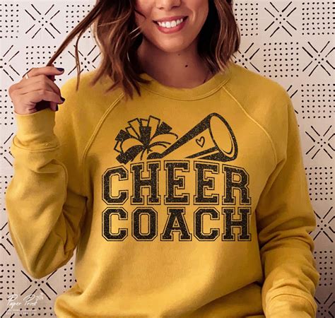 Cheer Coach SVG, Cheer Coach Shirt SVG, Cheerleader Svg, Cheerleading Svg, Cheer Mom Svg, Cheer ...