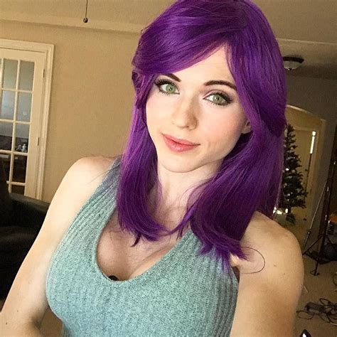 Amouranth image by Jack Cooper | Purple hair, Long hair styles, Beauty