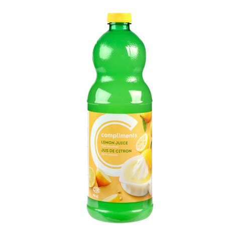 Lemon Juice From Concentrate 946 ml | Compliments.ca