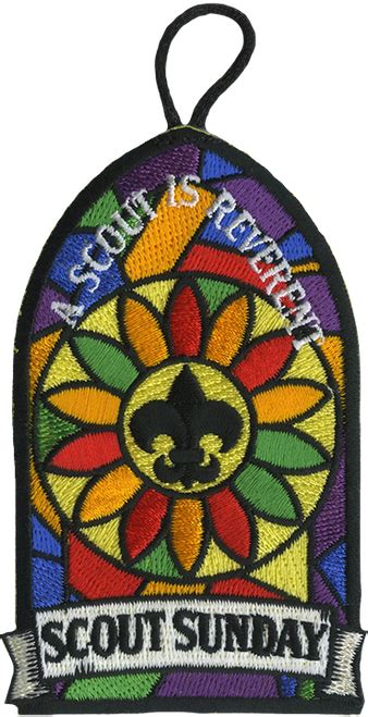 Scout Sunday Patch | Wood badge, Boy scout patches, Embroidered patches