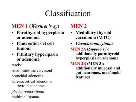 PPT - MEN - multiple endocrine neoplasia PowerPoint Presentation, free download - ID:4146396