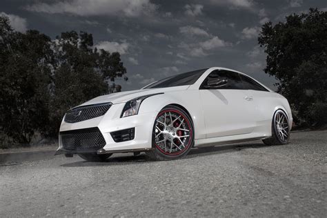 Cadillac ATS-V on Avant Garde Rims With Carbon Fiber Lip — CARiD.com ...