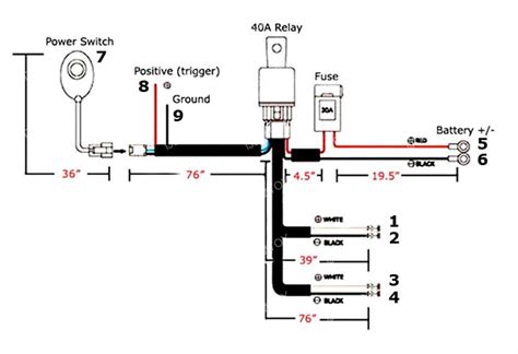 Relay Wiring Diagram For Light Bar Collection