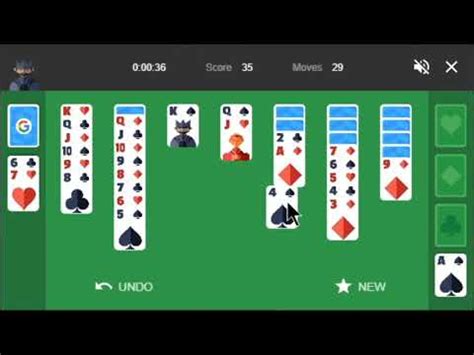 Google Solitaire Speedrun in 1:44 Hard Mode - YouTube