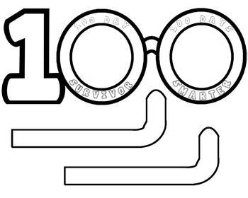 100 Days Of School Glasses [For Students] | 100 days of school, 100 day of school project, 100th day