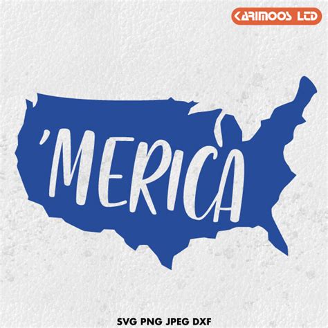 Merica Map SVG | Karimoos