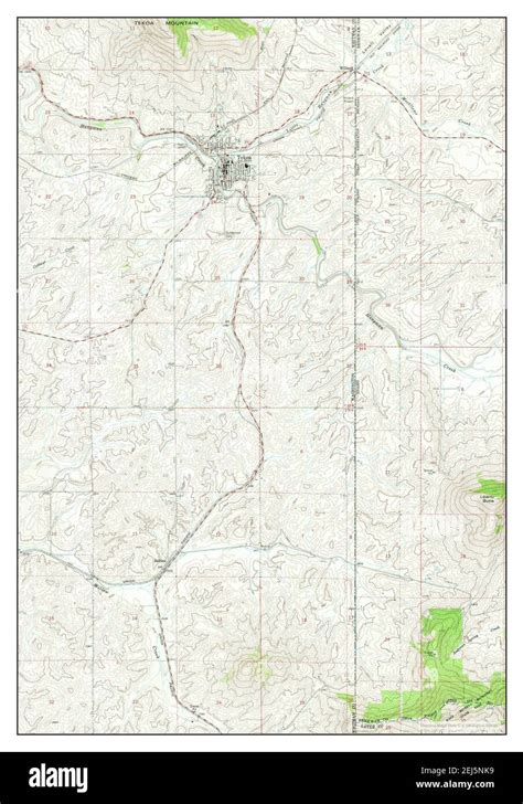 Tekoa, Washington, map 1964, 1:24000, United States of America by Timeless Maps, data U.S ...