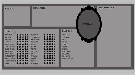 Original Character Sheet [BLANK TEMPLATE] by Ulvkatt on DeviantArt