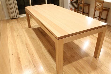 Solid Tasmanian oak dining table- Australian made- AUSFURNITURE