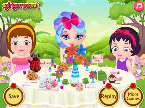 Baby Barbie Tea Party - Girls games - GamingCloud