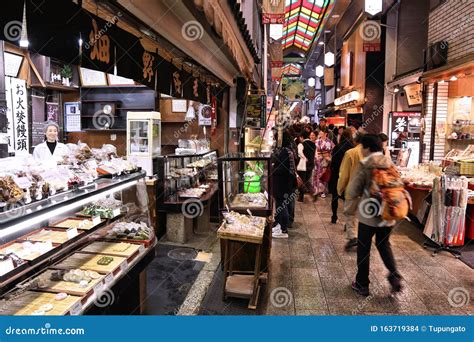 Kyoto Market editorial stock image. Image of japanese - 163719384