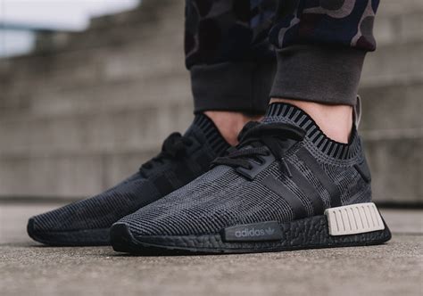 adidas NMD R1 Primeknit Core Black Sesame - Sneaker Bar Detroit