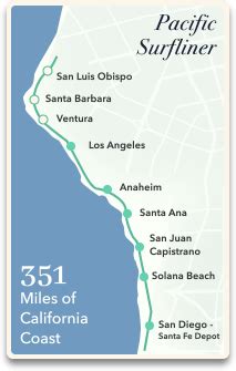 Amtrak Pacific Surfliner Map | Living Room Design 2020