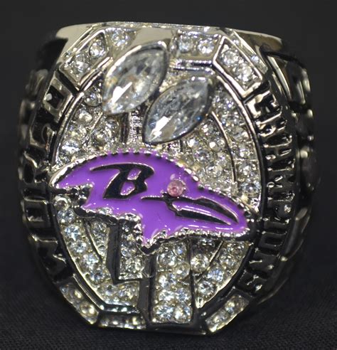 Lot Detail - Joe Flacco Baltimore Ravens Super Bowl XLVII Replica Ring