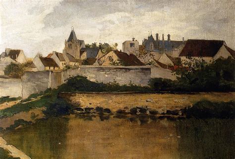 The Village, Auvers sur Oise - Charles-Francois Daubigny - WikiArt.org ...