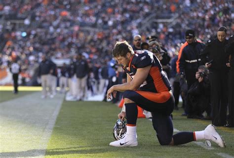 Quarterback Tim Tebow Puts Faith Front And Center | Here & Now