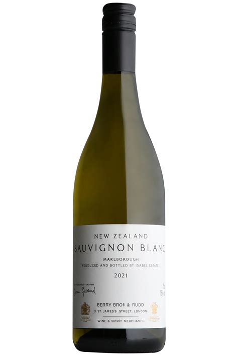 Buy 2021 Berry Bros. & Rudd New Zealand Sauvignon Blanc by Isabel Estate, Marlborough Wine ...