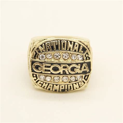 Georgia Bulldogs College Football National Championship Ring (1980 ...