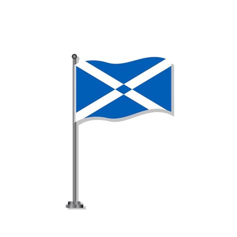 Premium Vector | Illustration of scotland flag template