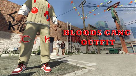 Bloods Hood Day - Gang Outfit for Franklin - GTA5-Mods.com