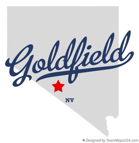 Map of Goldfield, NV, Nevada